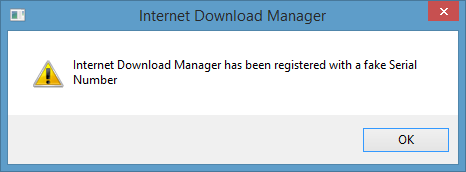 Internet Download Manager has been registered with a fake ...